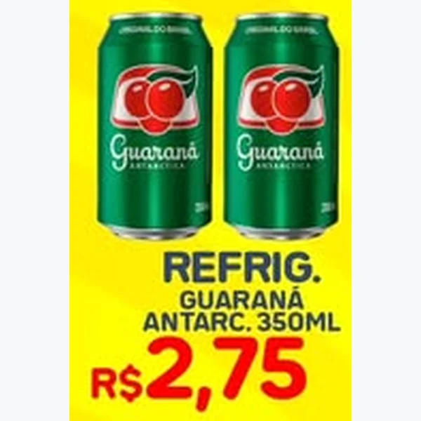 Recorte do encarte de Refrigerante Guaraná Antarctica 350 ml