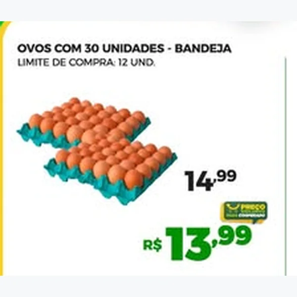 Ovos de Galinha 30 un