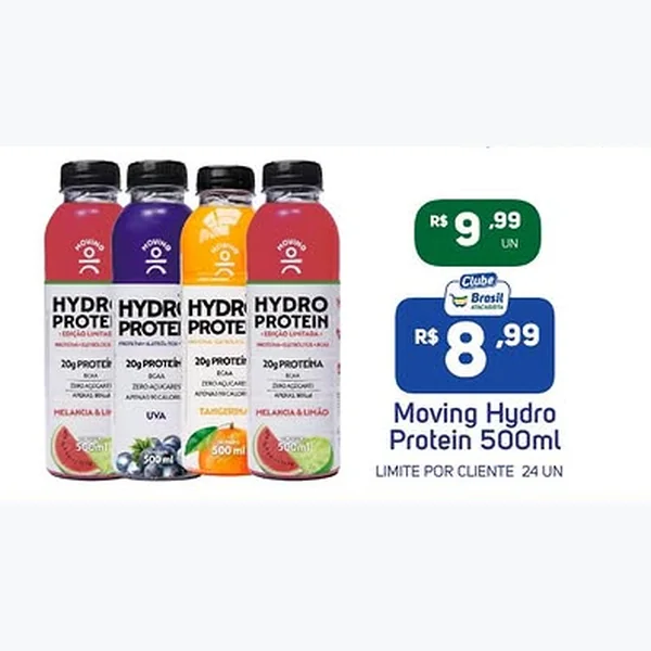 Recorte do encarte de Hydro Protein Moving 500 ml
