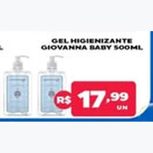 Gel Higienizante Giovanna Baby 500 ml
