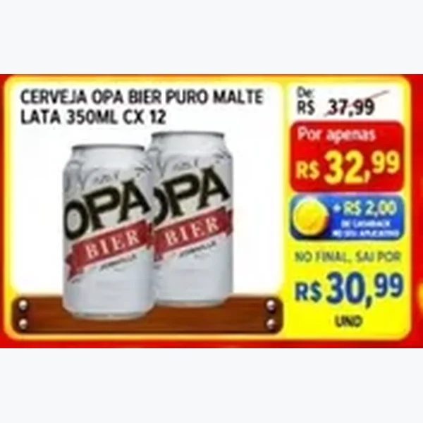 Cerveja Puro Malte Opa Bier 12 un × 350 ml