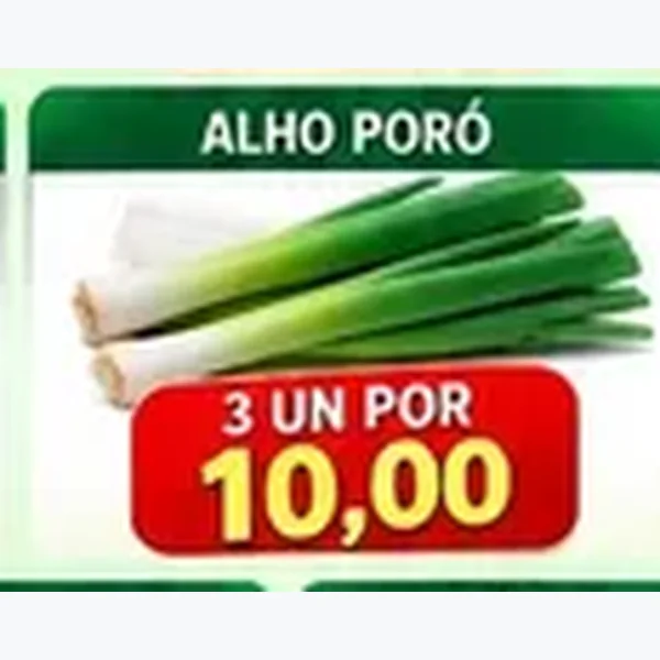 Recorte do encarte de Alho Poró