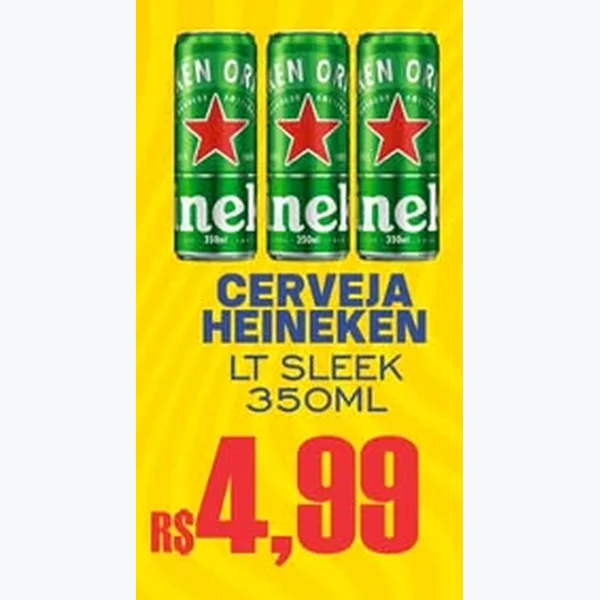 Recorte do encarte de Cerveja Heineken 350 ml