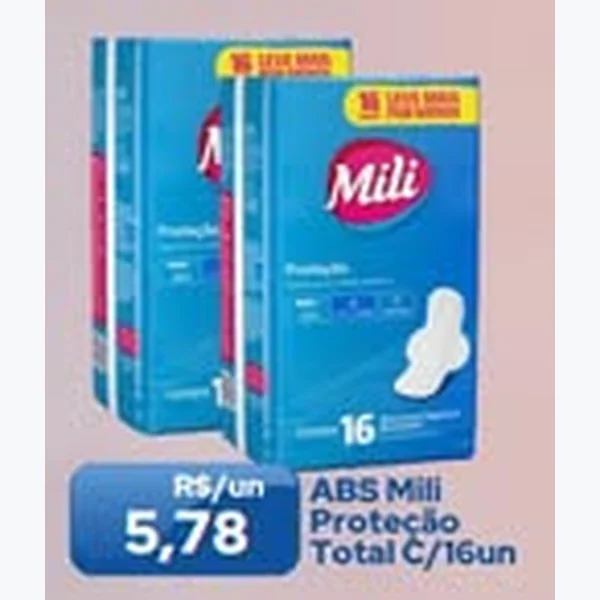 Absorvente Proteção Total Mili 16 un