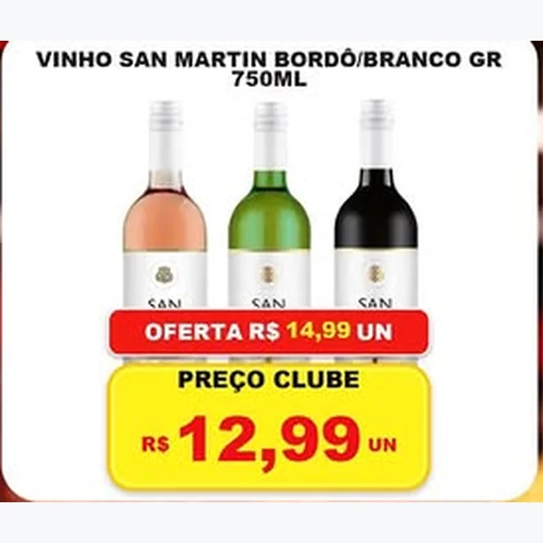 Vinho Branco San Martin 750 ml