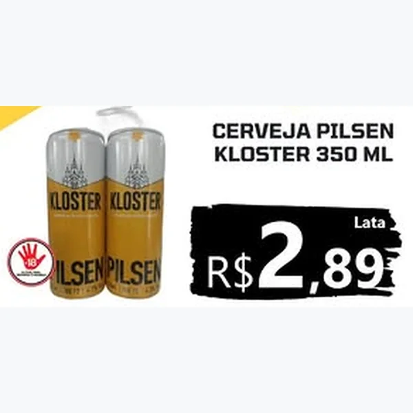 Cerveja Pilsen Kloster 350 ml