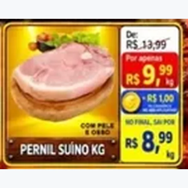 Recorte do encarte de Pernil Suíno