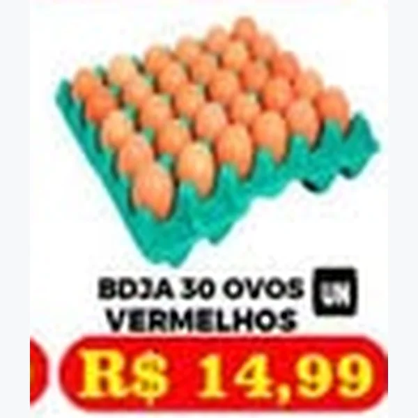 Ovos Vermelhos 30 un