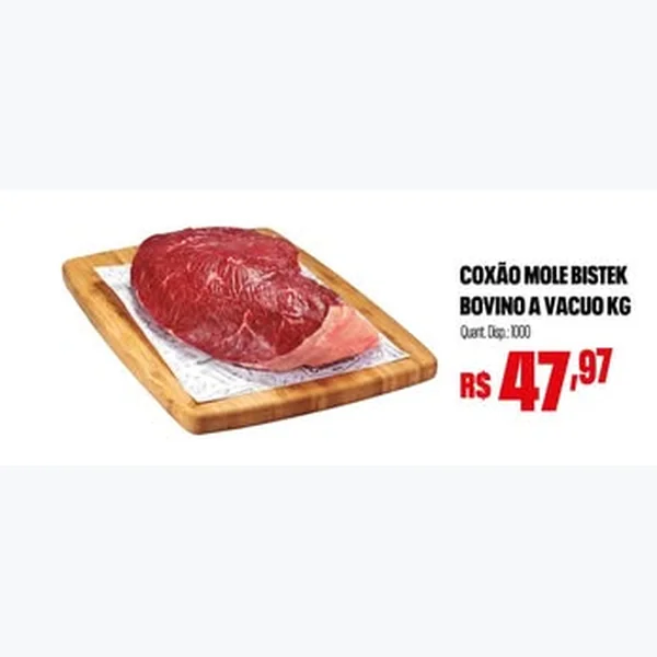 Coxão Mole Bovino a Vácuo Bistek