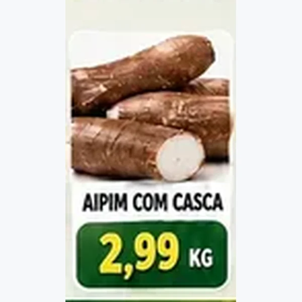 Recorte do encarte de Aipim com Casca