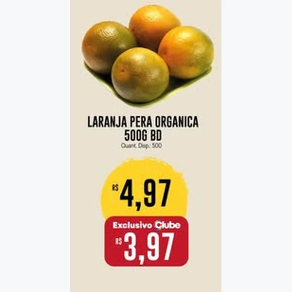 Laranja Pera Orgânica