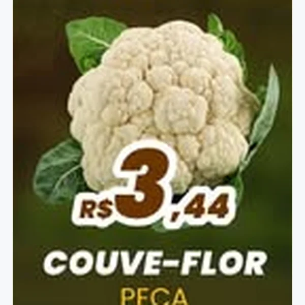 Recorte do encarte de Couve-flor