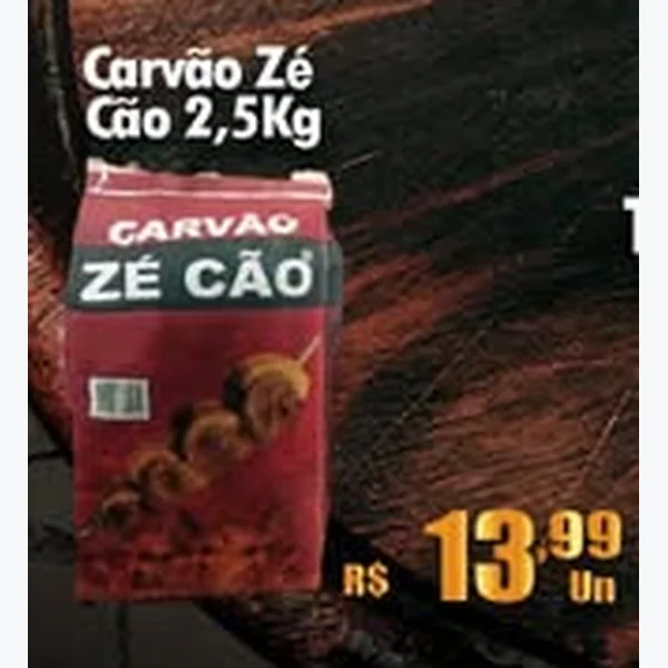 Carvão Zé Cão 2,5 kg