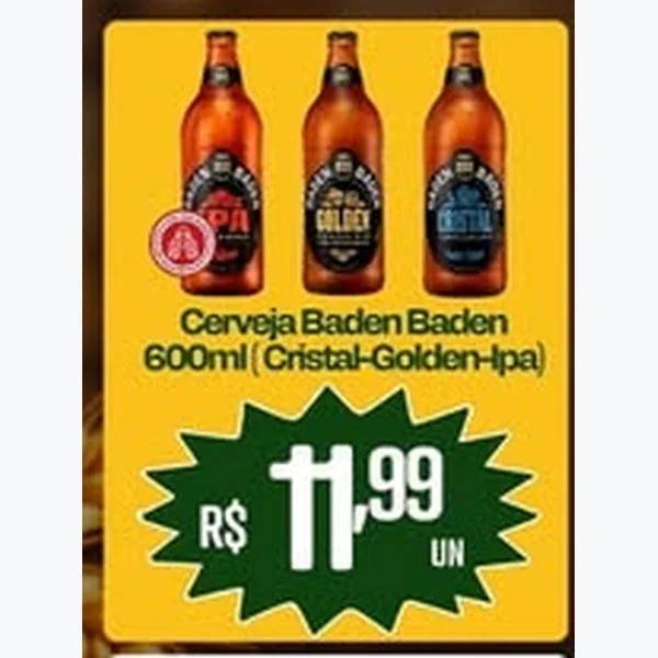 Cerveja Baden Baden 600 ml