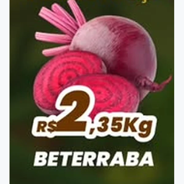Recorte do encarte de Beterraba