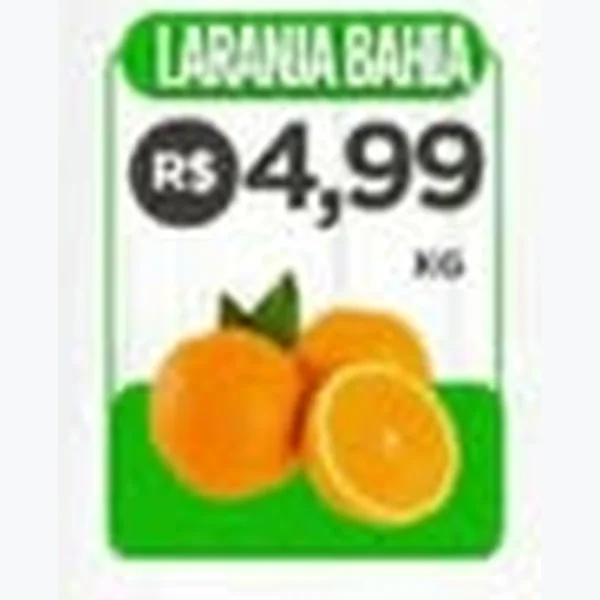 Recorte do encarte de Laranja Bahia
