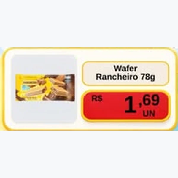 Wafer Rancheiro 78 g