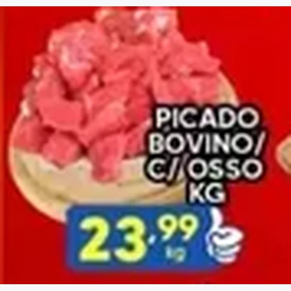 Picado Bovino com Osso