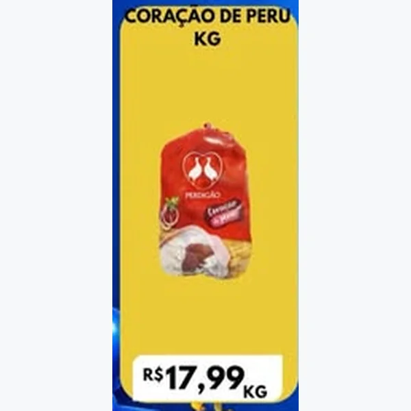 Recorte do encarte de Coração de Peru Perdigão