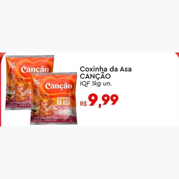 Recorte do encarte de Coxinha da Asa Iqf CANÇÃO