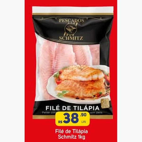 Filé de Tilápia Schmitz 1 kg