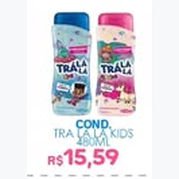Recorte do encarte de Condicionador Trá Lá Lá Kids 480 ml