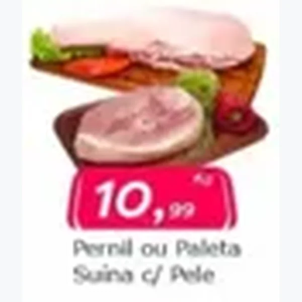 Recorte do encarte de Pernil Suíno C/ Pele