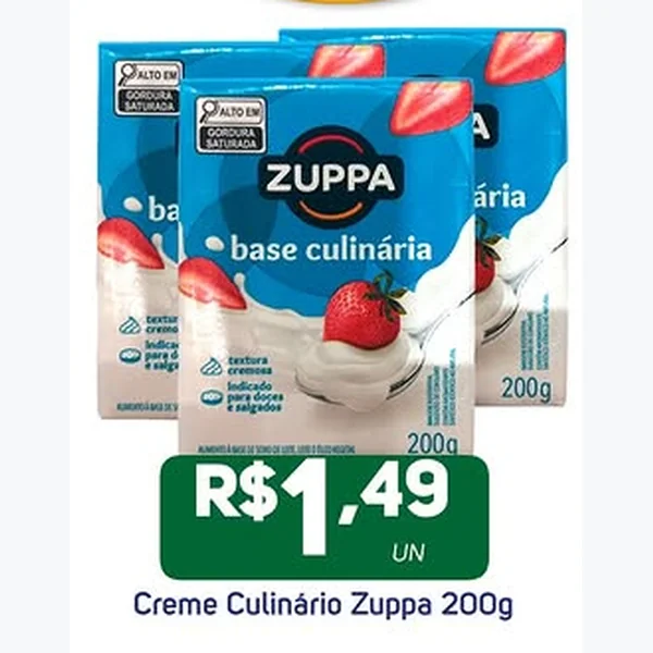 Creme Culinário Zuppa 200 g