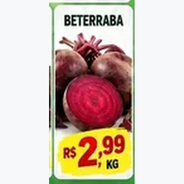 Recorte do encarte de Beterraba