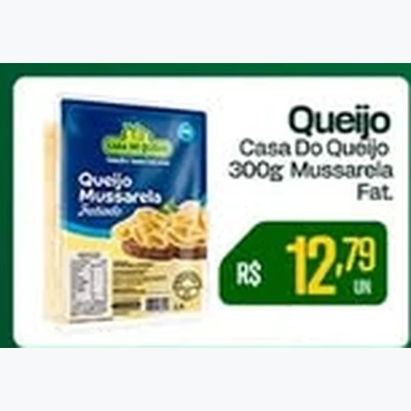 Queijo Mussarela Casa do Queijo 300 g