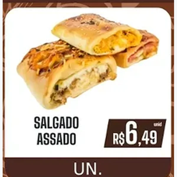 Recorte do encarte de Salgado Assado