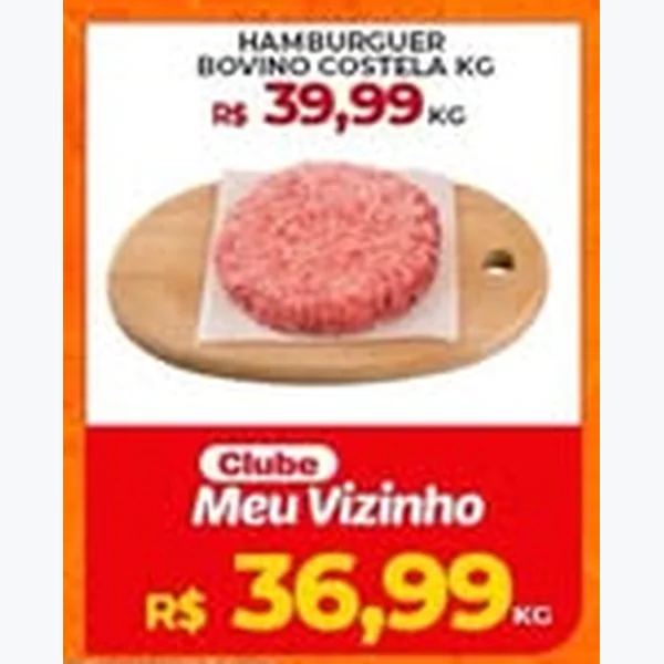 Hambúrguer Bovino Costela