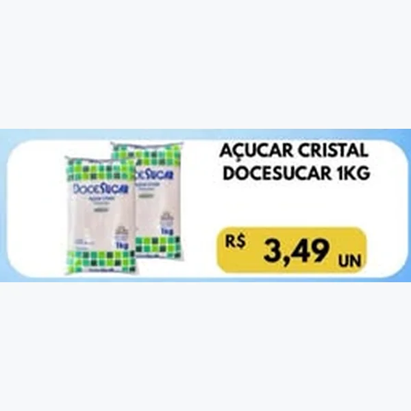 Açúcar Cristal DoceSugar 1 kg