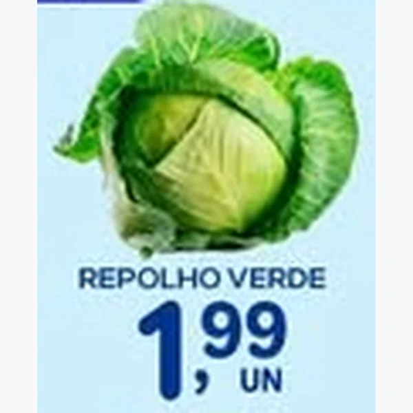 Recorte do encarte de Repolho Verde