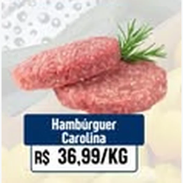 Recorte do encarte de Hambúrguer Carolina