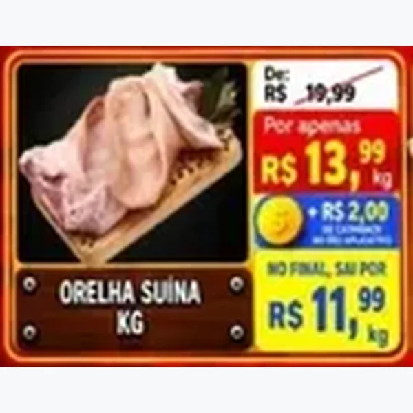 Recorte do encarte de Orelha Suína
