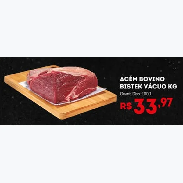 Acém Bovino Bistek
