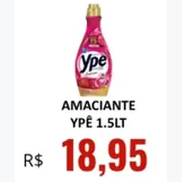 Recorte do encarte de Amaciante Ypê 1,5 L