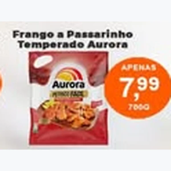Frango a Passarinho Temperado Aurora