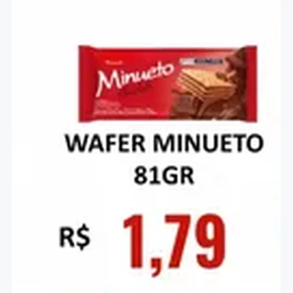Wafer Minueto 81 g