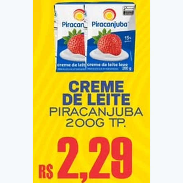 Creme de Leite Tp Piracanjuba 200 g