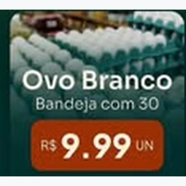 Ovos Brancos 30 un