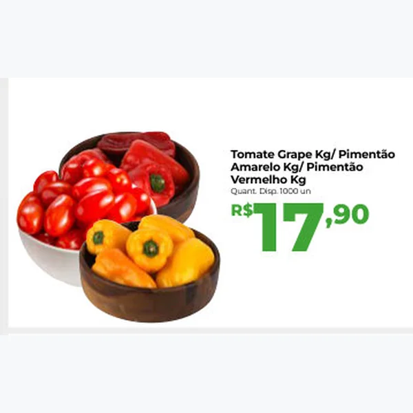 Recorte do encarte de Tomate Grape
