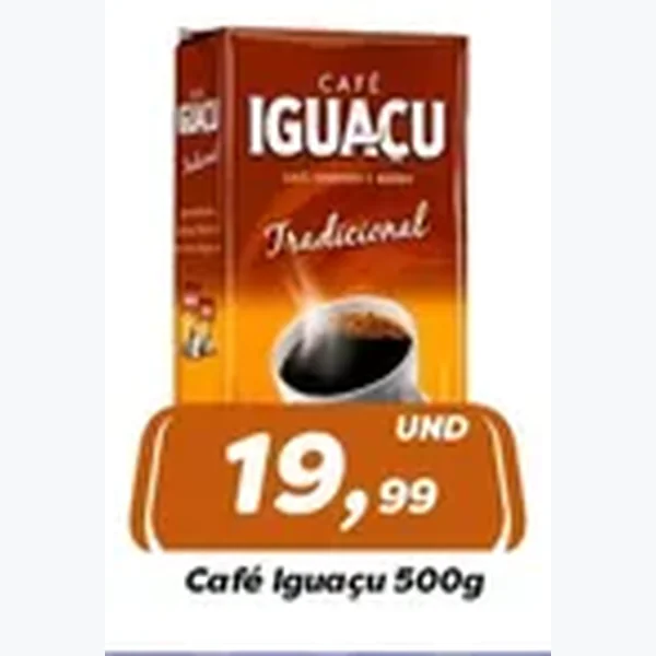 Recorte do encarte de Café Tradicional Iguaçu 500 g