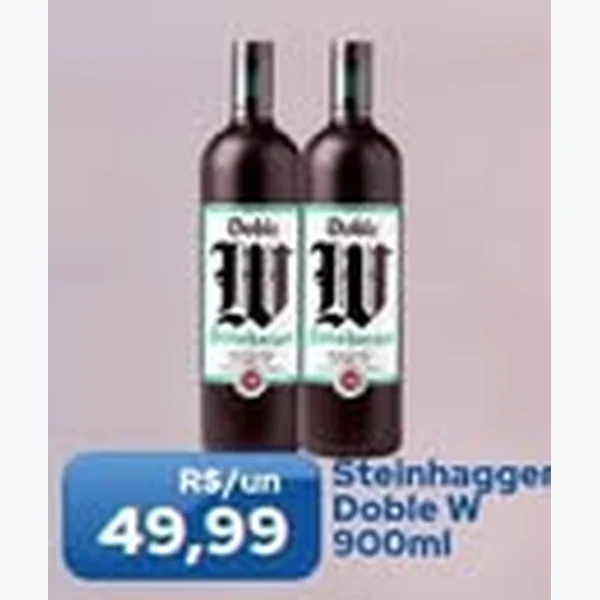 Recorte do encarte de Steinhagger Doble W 900 ml