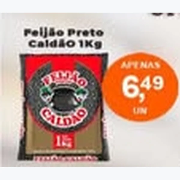 Feijão Preto Caldão 1 kg