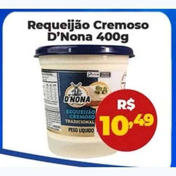 Requeijão Cremoso D'Nona 400 g