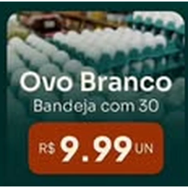 Ovos Brancos 30 un