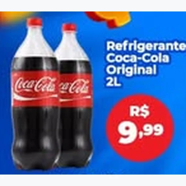 Recorte do encarte de Refrigerante Original Coca-Cola 2 L