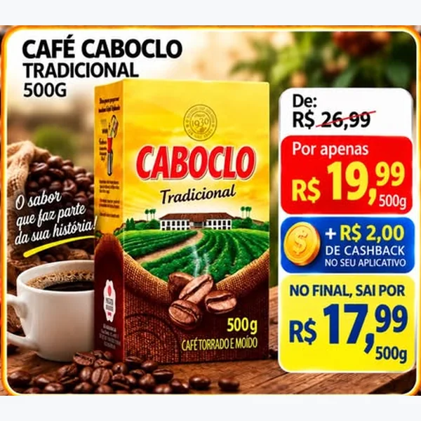 Café Tradicional Caboclo 500 g